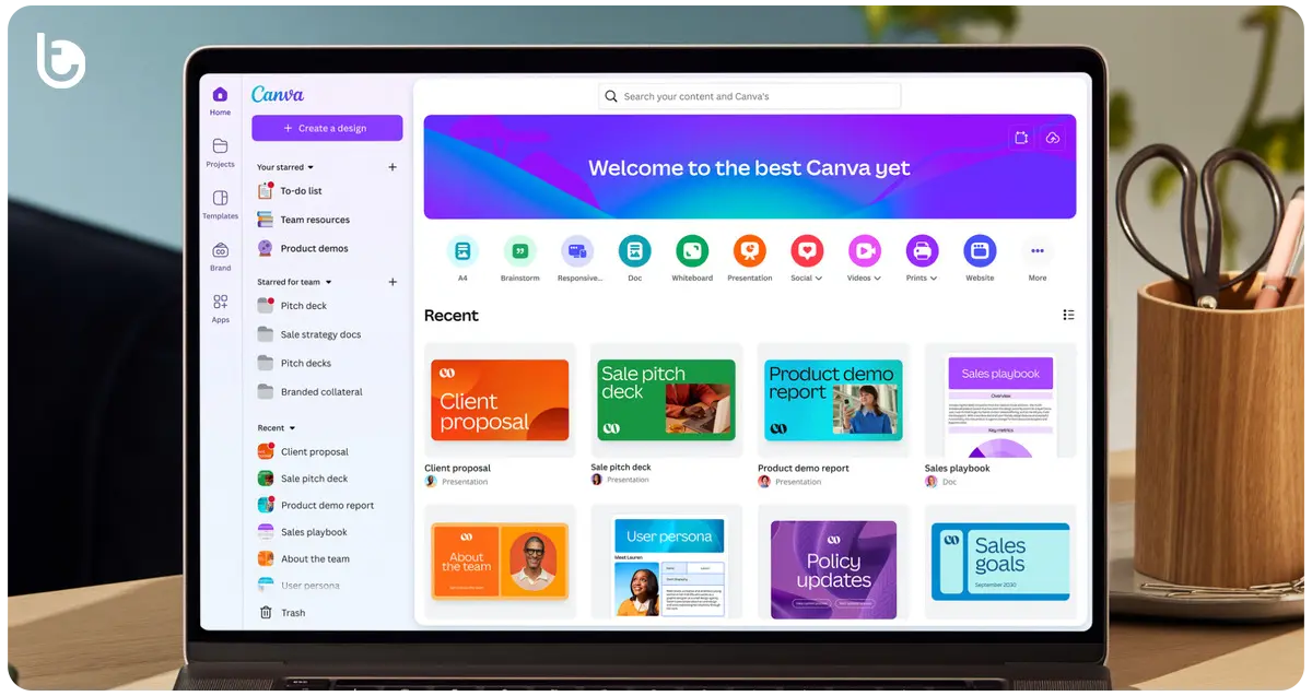 خرید اکانت Canva Pro – طراحی حرفه‌ای با امکانات نامحدود