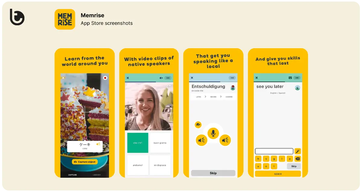 کاربردهای Memrise در یادگیری زبان و مهارت‌های ارتباطی